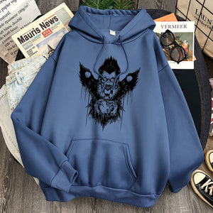 Anime Death Note Hoodies Hooded Sweatshirt Loose Streetwear