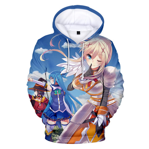 Image of Anime 3D Hoodies - Megumin Konosuba Sweatshirts Sportswear