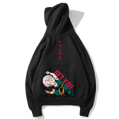 Image of Dragon Ball Fleece Hoodies - Solid Color Dragon Ball Anime Series Cute Fleece Hoodie