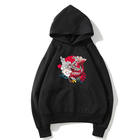 Image of Harajuku Style Fleece Hoodies - Solid Color Harajuku Style Series Icon Super Cool Fleece Hoodie