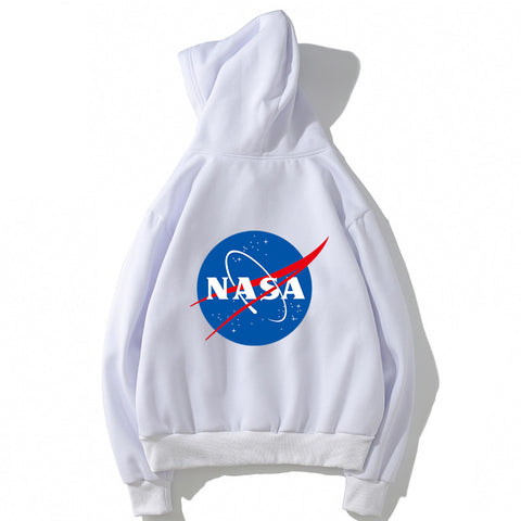 Image of NASA Fleece Hoodies - Solid Color NASA Series NASA Logo Icon Super Cool Fleece Hoodie