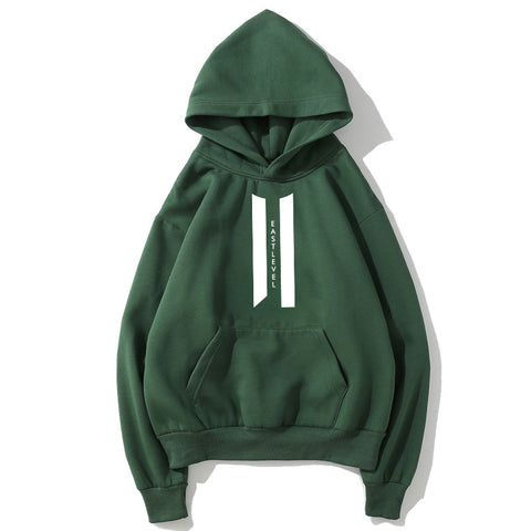 Image of Harajuku Style Fleece Hoodies - Solid Color Harajuku Style Series Chic Sign Super Cool Fleece Hoodie