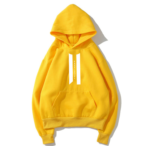 Image of Harajuku Style Fleece Hoodies - Solid Color Harajuku Style Series Chic Sign Super Cool Fleece Hoodie