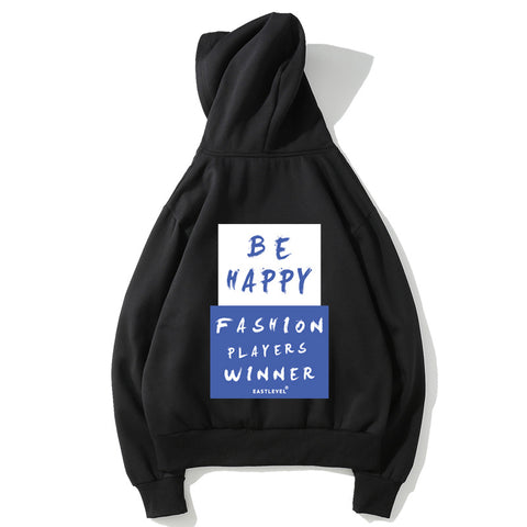 Image of Harajuku Style Fleece Hoodies - Solid Color Harajuku Style Series Fashion Fleece Hoodie