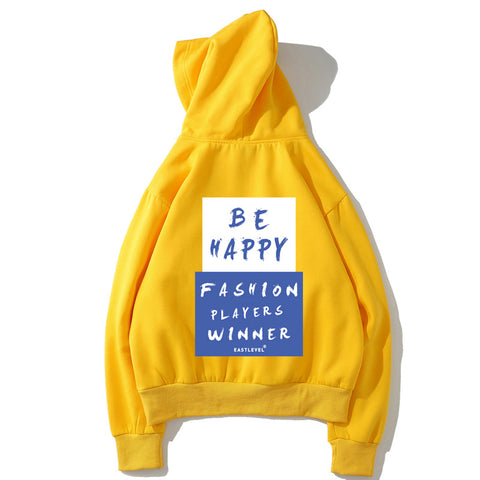 Image of Harajuku Style Fleece Hoodies - Solid Color Harajuku Style Series Fashion Fleece Hoodie