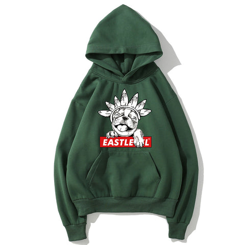 Image of Harajuku Style Fleece Hoodies - Solid Color Harajuku Style Series Pet Dog Fashion Super Cute Fleece Hoodie