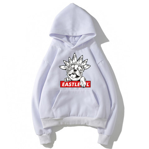 Image of Harajuku Style Fleece Hoodies - Solid Color Harajuku Style Series Pet Dog Fashion Super Cute Fleece Hoodie