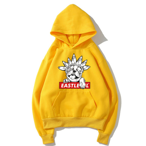 Image of Harajuku Style Fleece Hoodies - Solid Color Harajuku Style Series Pet Dog Fashion Super Cute Fleece Hoodie