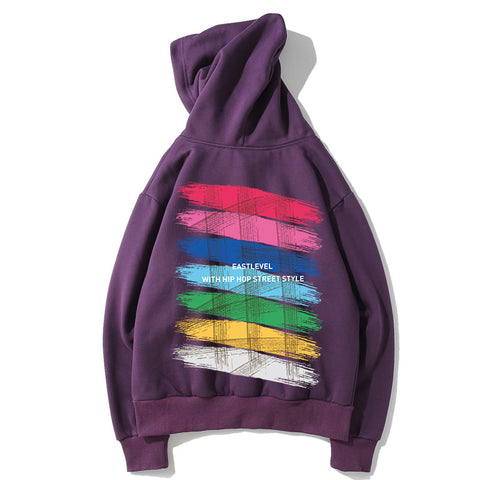 Image of The Rainbow Fleece Hoodies - Solid Color The Rainbow Series Fashion Fleece Hoodie