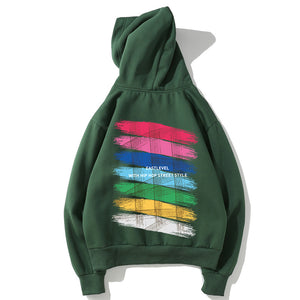 The Rainbow Fleece Hoodies - Solid Color The Rainbow Series Fashion Fleece Hoodie