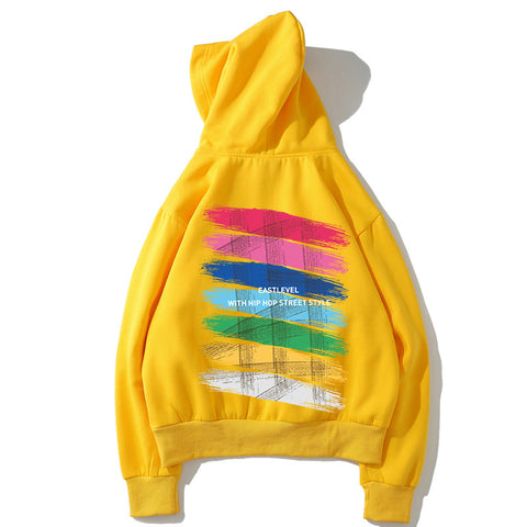 Image of The Rainbow Fleece Hoodies - Solid Color The Rainbow Series Fashion Fleece Hoodie
