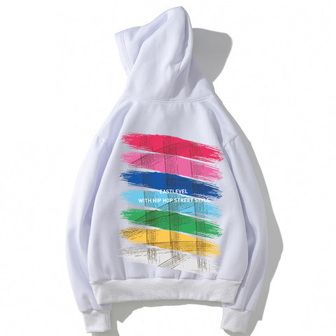 Image of The Rainbow Fleece Hoodies - Solid Color The Rainbow Series Fashion Fleece Hoodie