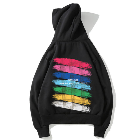 Image of The Rainbow Fleece Hoodies - Solid Color The Rainbow Series Fashion Fleece Hoodie