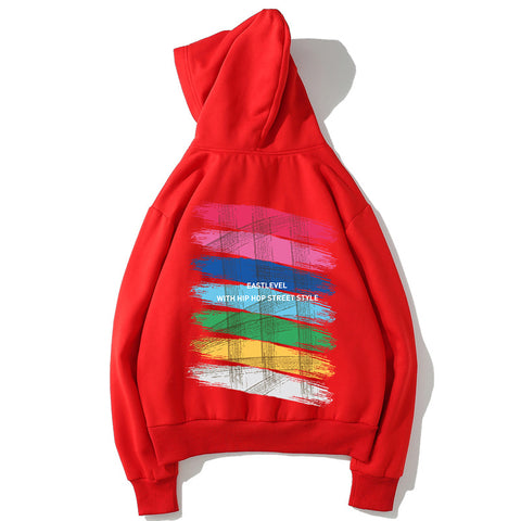 Image of The Rainbow Fleece Hoodies - Solid Color The Rainbow Series Fashion Fleece Hoodie