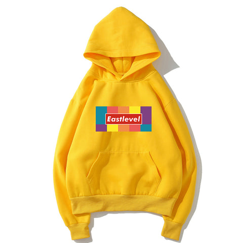 Image of Harajuku Style Fleece Hoodies - Solid Color Harajuku Style Super Cool Fleece Hoodie