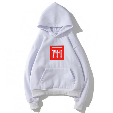 Image of Harajuku Style Fleece Hoodies - Solid Color Harajuku Style Series Icon Super Cool Fleece Hoodie