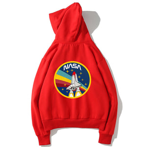 NASA Fleece Hoodies - Solid Color NASA Series Super Cool Fleece Hoodie