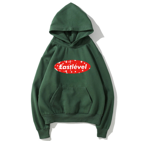 Image of EastLevel Fleece Hoodies - Solid Color EastLevel Logo Icon Super Cool Fleece Hoodie