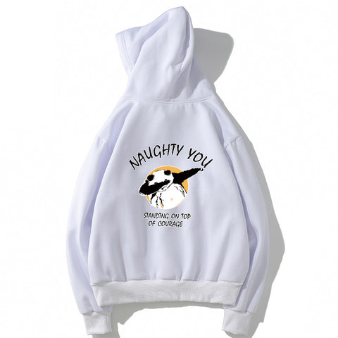 Image of Hip-Hop Fleece Hoodies - Solid Color Hip-Hop Series Panda Super Cute Fleece Hoodie