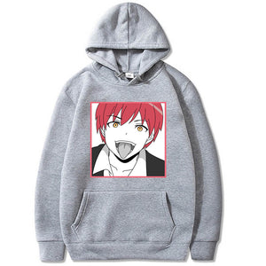 Funny Assassination Classroom Hoodies Long Sleeve Sweatshirt Akabane Karma Hooded Sweatshirt