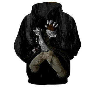 Gajeel Iron Black Magic Dragon Fairy Tail 3d Printed Hoodie