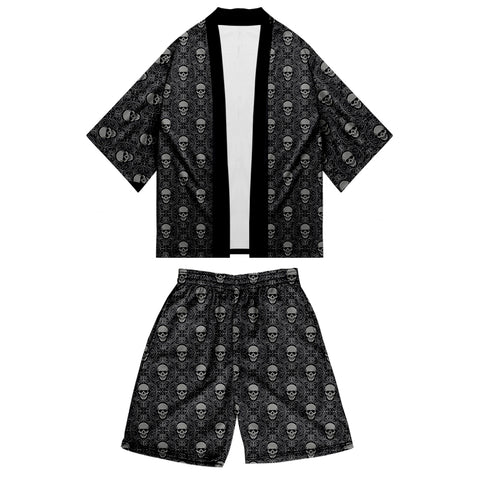 Image of Kimono Harajuku Japan Style Cardigan Outwear Sets for Men