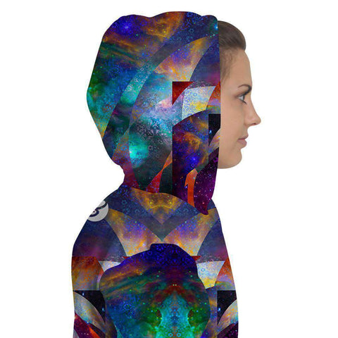 Image of Galaxy Kaleidoscope 3D Printed Hoodie