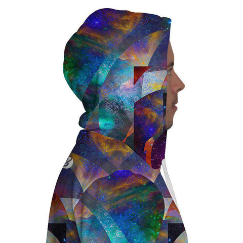 Image of Galaxy Kaleidoscope 3D Printed Hoodie