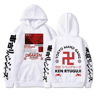 Tokyo Revengers Hoodies Anime Cosplay Pullover Sweatshirts Casual Fashion Printed Hoodie