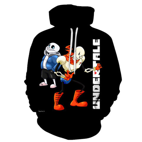 Image of Game Undertale 3D Printed Hooded Sweatshirt Hoodies