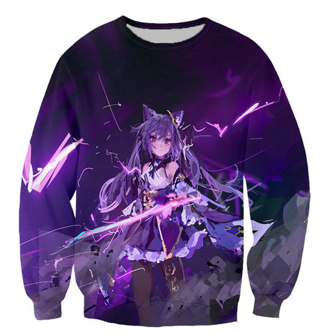 Image of Genshin Impact 3D Print Fashion Long Sleeves Hoodies Sweatshirts