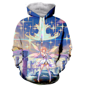 Genshin Impact 3D Print Fashion Long Sleeves Hoodies Sweatshirts