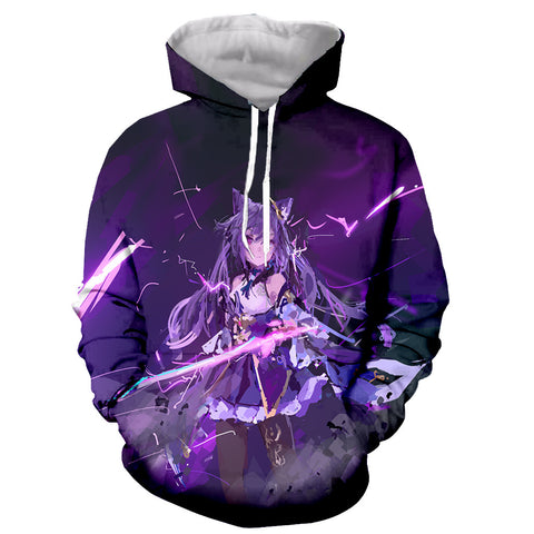 Image of Genshin Impact 3D Print Fashion Long Sleeves Hoodies Sweatshirts