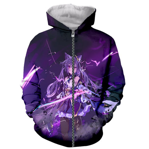 Image of Genshin Impact 3D Print Fashion Long Sleeves Hoodies Sweatshirts