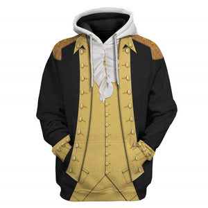 Historical Personage George Washington 3D Printed Cosplay Hoodie