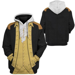 Historical Personage George Washington 3D Printed Cosplay Hoodie