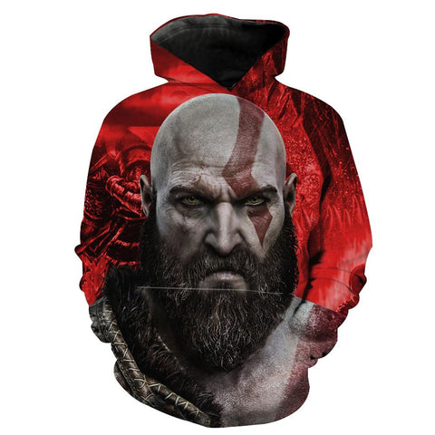 Image of God Of War Hoodies - Pullover Kratos Hoodie