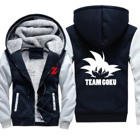 Image of Dragon Ball Z Team Goku Jackets - Dragon Ball Fleece Jacket