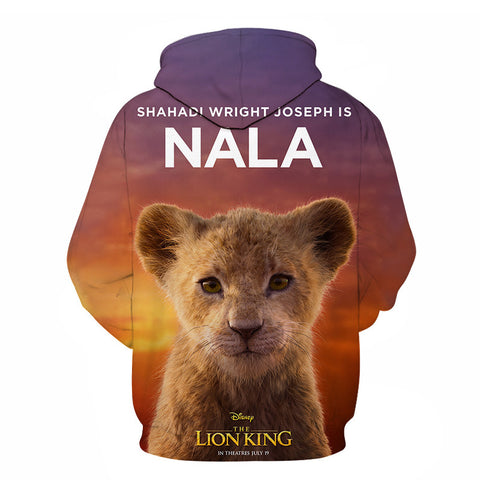 Image of The Lion King 3D Hoodies - Anime Hooded Pullover Sweatshirts