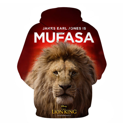 Image of The Lion King 3D Hoodies - Anime Hooded Pullover Sweatshirts