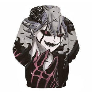 Anime Black Clover Print Oversized Unisex Sportwear Hoody Hooded Sweatshirt