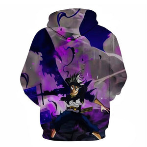 Black Clover Asta Oversized Unisex Sports Hoody Hooded Sweatshirt