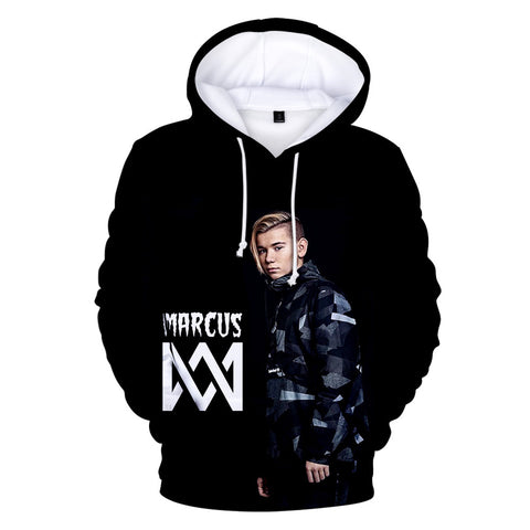 Image of Marcus and Martinus 3D Printed Music Hooded Sweatshirt Hoodies
