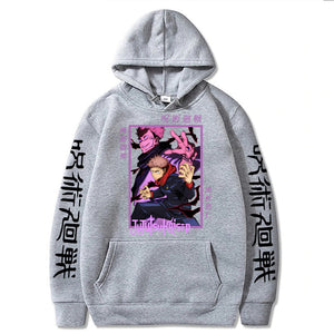 Anime Jujutsu Kaisen Yuji Itadori Ryomen Sukuna Print Cool Hoodie