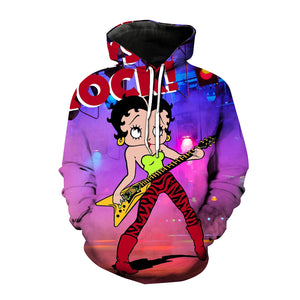 Betty Boop Hoodies - Sexy Girl 3D Printed Sweatshirt