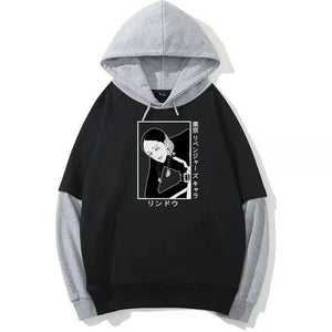 Anime Tokyo Revengers Ran Haitani Printed Hoodie Casual Long Sleeve Sweatshirt