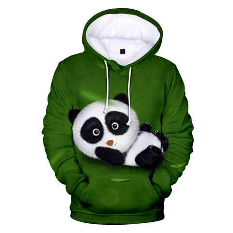 Image of Fashion 3D Printed Animal Panda Hooded Sweatshirt Hoodies