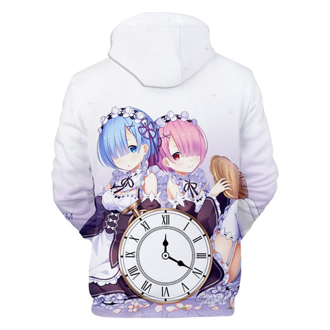 Image of Re: Life In A Different World From Zero 3D Hoodies Sweatshirt Pullover