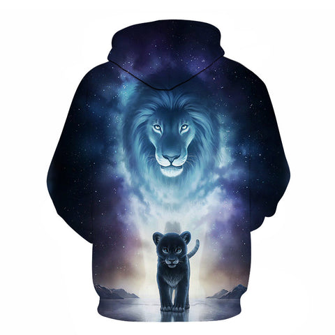 Image of The Lion King 3D Hoodies - Anime Hooded Pullover Sweatshirts