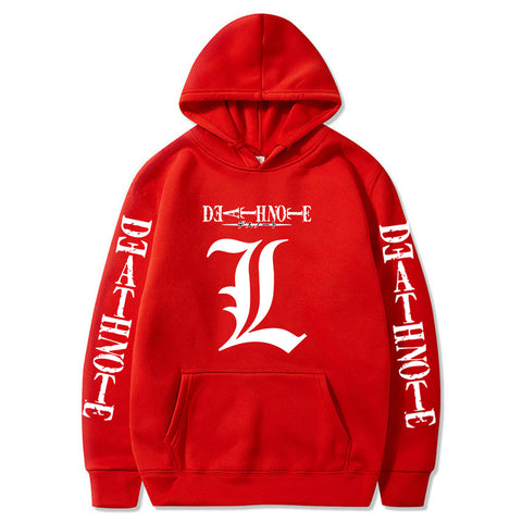 Image of Death Note Hoodies Funny Japanese Anime Streetwear Graphic Sweatshirts